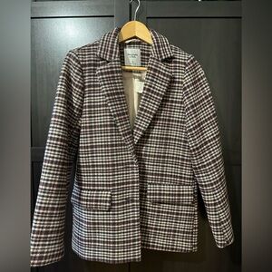 Abercrombie Wool-Blend Blazer Coat